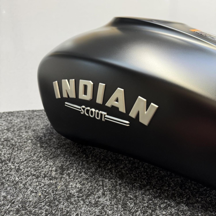 Indian Scout Bobber / Rogue Fuel Tank In Matt Black